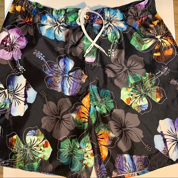 Maui and Sons Other - Maui & Sons Tropical Colorful Swim Trunks Size L